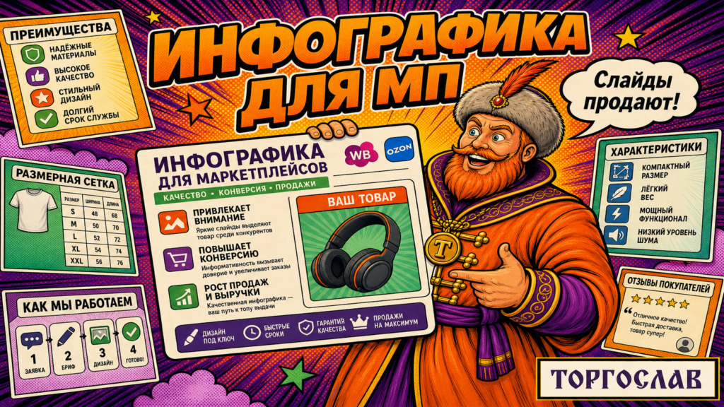 Инфографика для маркетплейсов: как создать для WB