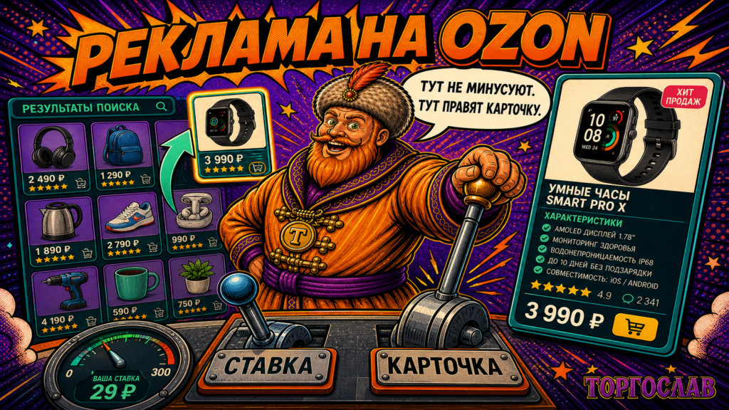 Реклама на Ozon: инструменты, ставки и метрики