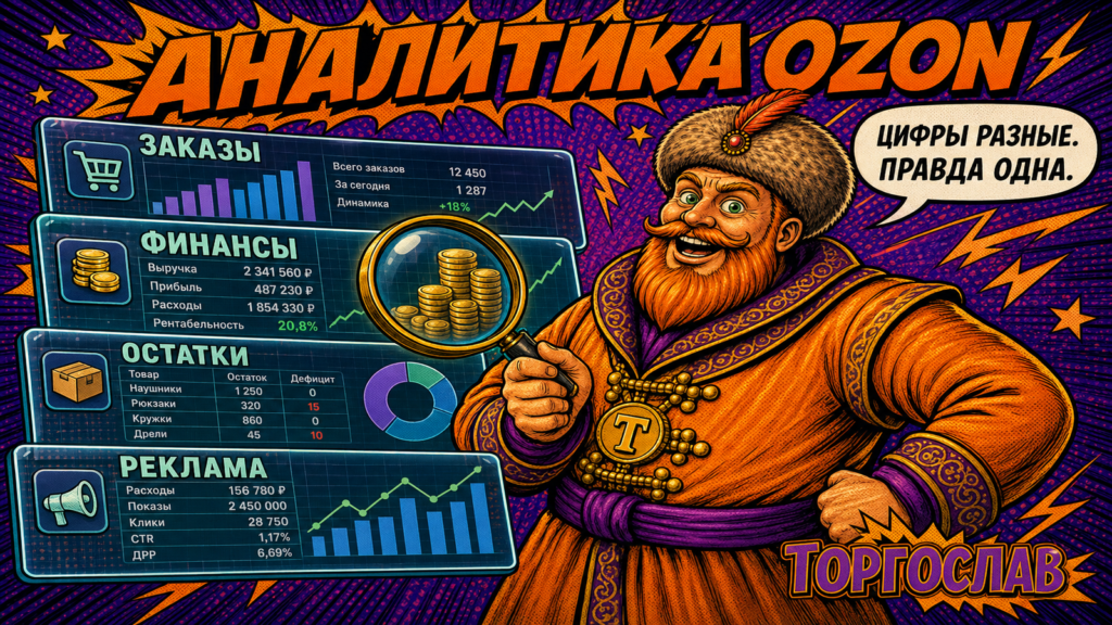 Аналитика Ozon: какие отчёты смотреть селлеру